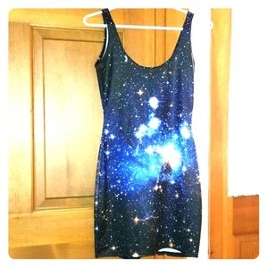 Blackmilk galaxy mini dress